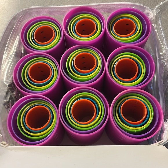 Conair Magnetic Rollers plastic vented curlers rollers w/ clips - Picture 6 of 14